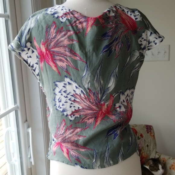 Roxy Tuscan Colors Convertible Blouse - Picture 7 of 8